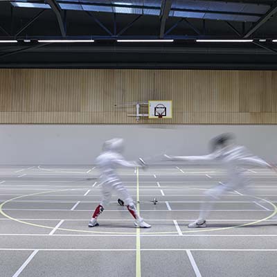 Gymnase Dôme - salle d'armes