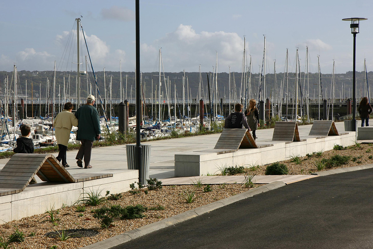 Aménagements du port du Moulin Blanc