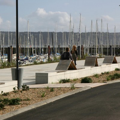 Aménagements du port du Moulin Blanc
